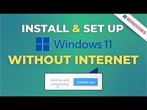 Windows 11 Setup Without Internet | Install Windows 11 Without Internet