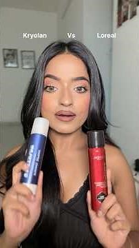 Kryolan fixing spray vs loreal fixing spray #makeuptricks #makeup #fixingspray #settingspray #mua