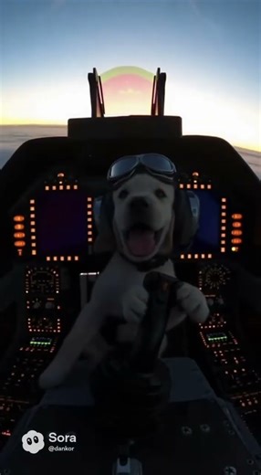 Puppies Learning How to Fly!