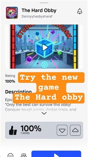 New game realest #roblox #thehardobby link below