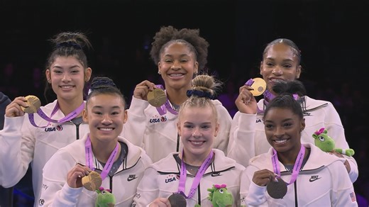 When USA women's gymnastics walks in the room