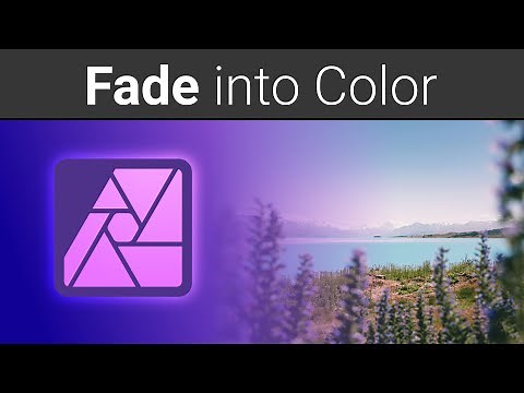 Affinity Photo Fade Out Pictures using Gradient Mask