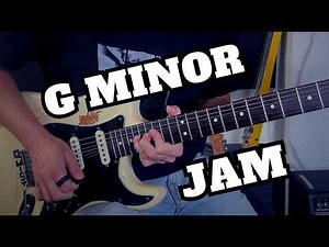 G Minor Guitar Backing Track Jam