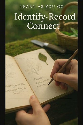 Discover Nature’s Secrets | Foraging Journal & Beginner Field Guide