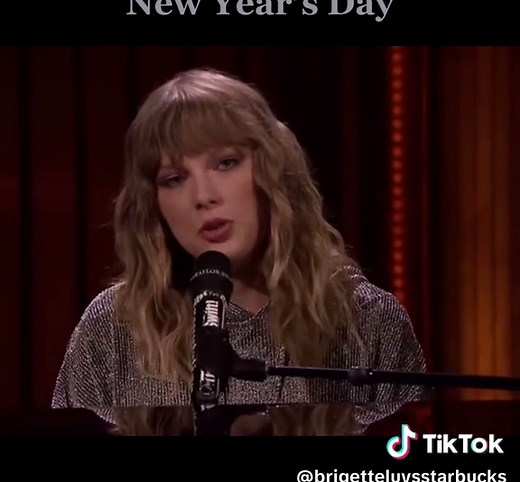 Taylor Swift Performing New Year's Day on The Tonight Show Starring Jimmy Fallon