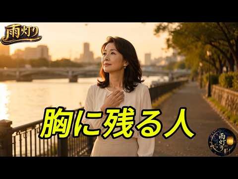 【感謝】胸に残る人を想う夜… やさしさを抱いて歩く人生演歌「胸に残る人」