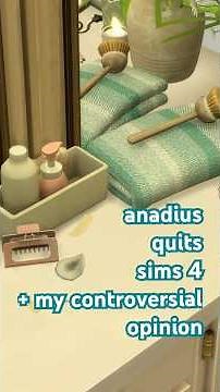 ANADIUS has quit sims 4? #sims4 #sims4cc #sims4mods #anadius #sims4build #speedbuild #sims