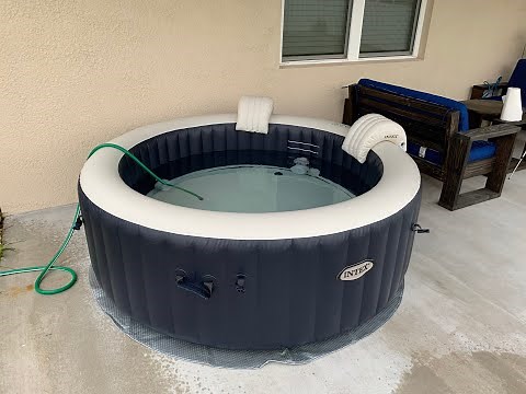 Intex Pure Spa Plus Unboxing and setup.