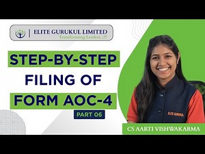 Step By Step Filing of Form Aoc 4 | Part 06 | Elite Consultants