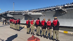 106K views · 4.9K reactions | Man the Rails Sailors aboard the USS Gerald R. Ford (CVN 78) stand proudly at the rails, forming a striking display of discipline and honor as they pull into Naval Station Norfolk. This iconic Navy tradition is a powerful symbol of unity and dedication. #USNavy #ManTheRails #USSGeraldRFord #NavalStationNorfolk #Homecoming U.S. Fleet Forces Command U.S. Navy Commander, Naval Air Force Atlantic | Commander, U.S. 2nd Fleet | Facebook
