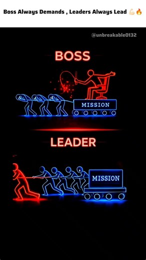 Don't be a boss. Be a leader. 🛑💯 #leadership #selfimprovement #growthmindset