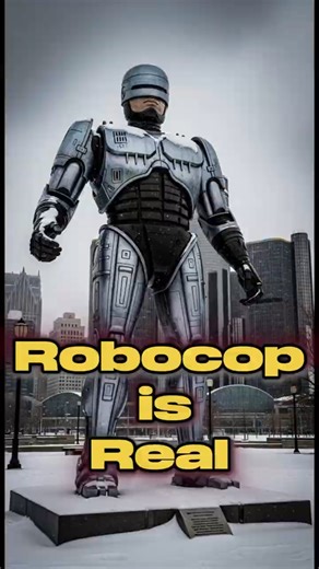 Robocop is Real: Detroit’s New Symbol Explained - Robocop Statue #robocop #detroit #usa #us