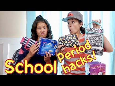 BACK TO SCHOOL PERIOD KITS! | 15 Hacks for What to do at School