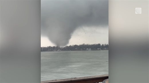 Large and Violent Tornado devastates Union City, Michigan - The Weather Network