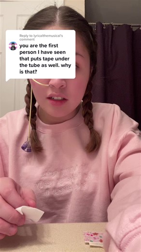 Replying to @lyricalthemusical hope this helps!! Everyone has a dif way but this works best for me after a year of taping my tubes!! #feedingtubeawareness #chronicillness #CODSquadUp #ngtube #tubietape #chronicillnesscommunity #medicaldevicesarebeautiful