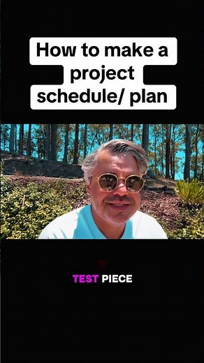 Here’s an overview for how to make a project schedule