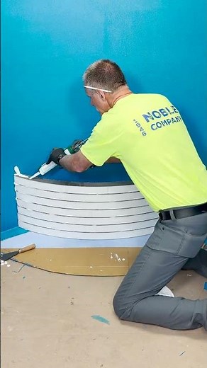 Building a Curved Shower Bench + Curb from ONE Sheet of NobleBoard