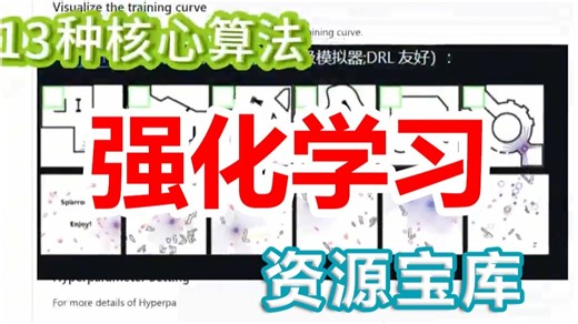 【强化学习】经典算法+实战源码讲解，Q-Learning、A2C、PPO、DQN、TRPO算法一口气全学完！