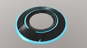 tron disk - Download Free 3D model by Medeixo