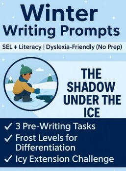 Winter Writing: The Shadow Under the Ice | Creative   Scaffolded (No Prep)