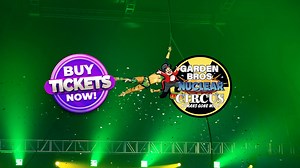 <THE CIRCUS IS COMING> Orlando FL Garden Bros Nuclear Circus World's...