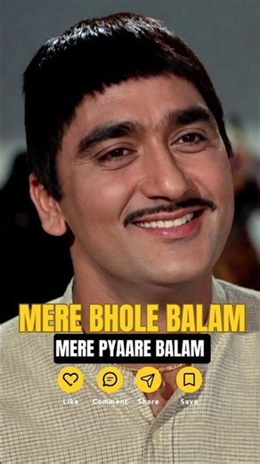 Mere Bhole Balam 🥰 | मेरे भोले बलम 💞 | Padosan (1968) | Kishore Kumar