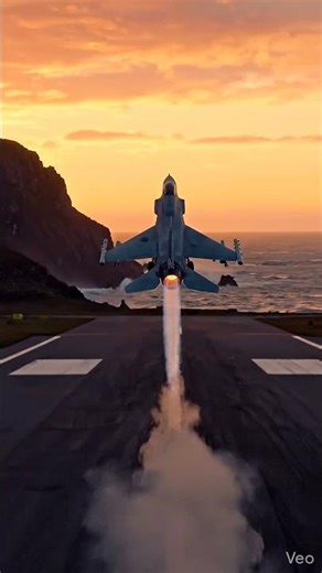 Fighter Jet Acceleration on Runway | Fast Takeoff