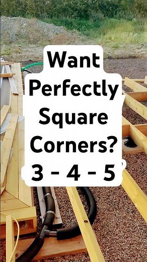 Bygga trädäck 🇸🇪 : Want perfectly square corners?