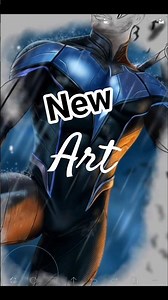 Тень Готэма: Nightwing Art 🔥 #Nightwing #DigitalArt #youtubeshorts #TrendingArt #PopularArt #fyp