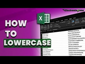 How to change uppercase to lowercase in excel (2024)