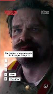 Jim Hopper’s Top Moments in Stranger Things RANKED 🚔 | Stranger Things 5 (Netflix) #StrangerThings