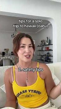 hawaii solo trip tips 💛🌈🌊🌺#solotravelers #solotravelfemale #oahu #solotraveltips #hawaii