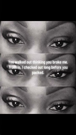 Truth is I was gone Mentally…