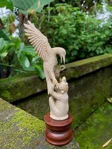 Hand Carved Hummingbird - Etsy