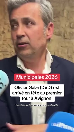 🗳️Municipales 2026 Olivier Galzi (DVD) est arrivé en tête au premier tour à Avignon #sinformersurktiktok #avignon #politique #municipales