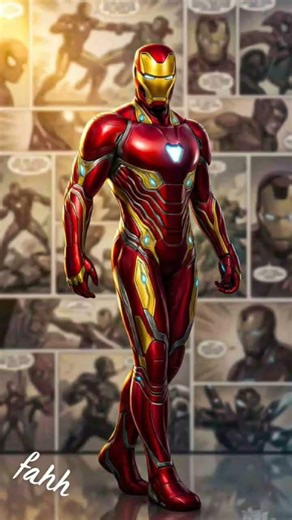 The Evolution of Iron Man Suits (Mark 1 to Mark 85) 🦾#IronMan #TonyStark #IronManSuits #Mark85 #