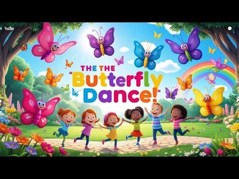 "Flutter & Groove! 🌈 Catchy Butterfly Dance Songs for Kids | Fun Nursery Rhymes"