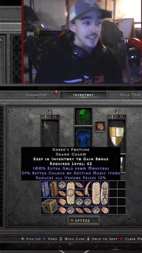 Diablo 2 Resurrected Almost Perfect Gheeds Grand Charm