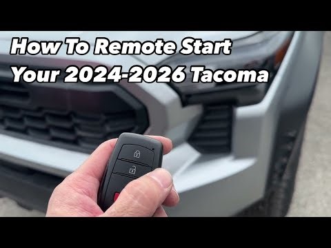 How to Remote Start with Key Fob 2024-2026 Toyota Tacoma