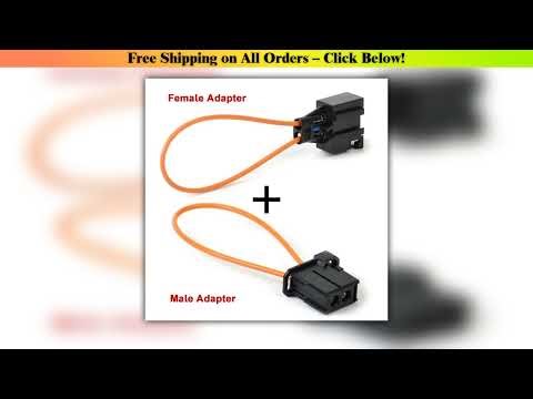 2Pc MOST Fiber Optical Optic Loop Bypass Male&Female Adapter Cable Connector Diagnostic Tool For