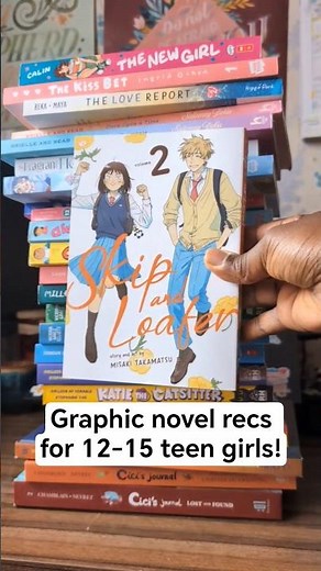 graphic novel recs for 12-15 teen girls! 🩷 best cute romance and coming of age friendships #booktube
