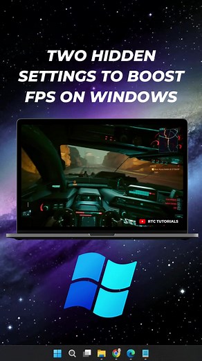 4.4K views · 14 comments | TWO HIDDEN SETTINGS TO BOOST FPS ON WINDOWS #boostfps #fpsboost #windows10 #windows11 #tech #windowstips #techtips #rtc #rtctutorials | RTC Tutorials | Facebook