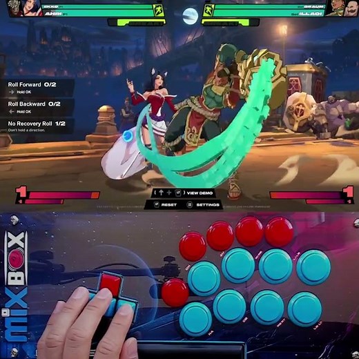 🏃‍♂️ Tech rolls in #2XKO are your escape plan! Mixbox / WASD Keyboard / Leverless controller