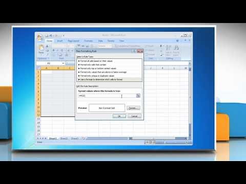 How to alternate row colors in Excel