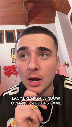 Lacy Breaks a Window During Steelers Game Reaction