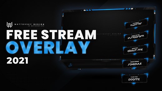 Free Stream OVERLAY Template 2021 - PSD PACK DOWNLOAD