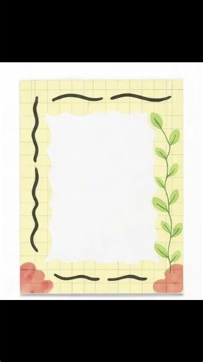 easy Border Designs #art #drawing