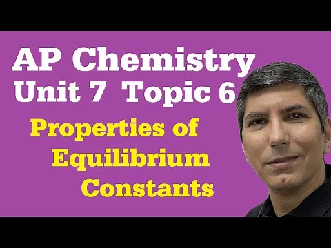 Manipulating Reactions and Its Effect on the Equilibrium Constant - AP Chem Unit 7, Topic 6