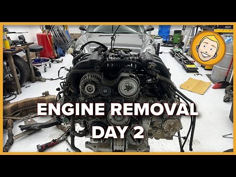 Porsche Boxster 986 Engine Removal - Day 2 (BBB Part 5)