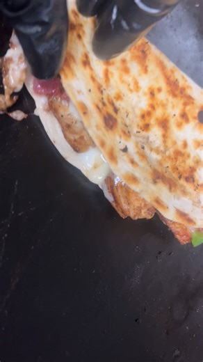 Chicken Bacon Ranch Quesadilla @highlight We’re on Martha Berry! Come & grab ya one! | Rita Wright